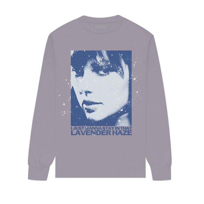 Taylor Swift In That Lavender Haze Long Sleeve Sweatshirt
