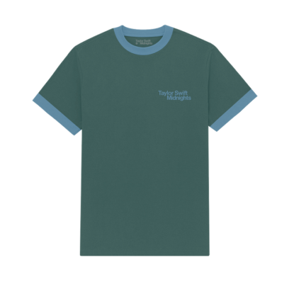 Taylor Swift Midnights Green Ringer T-Shirt