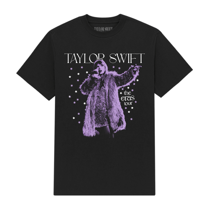 Taylor Swift The Eras Tour Live Photo Stars T-Shirt