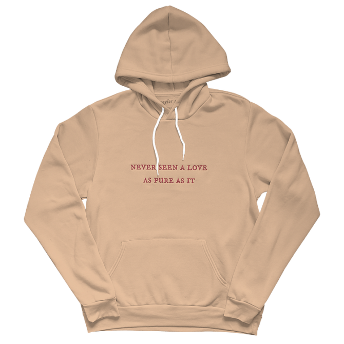 Taylor Swift The Never Seen A Love As Pure As It Hoodie